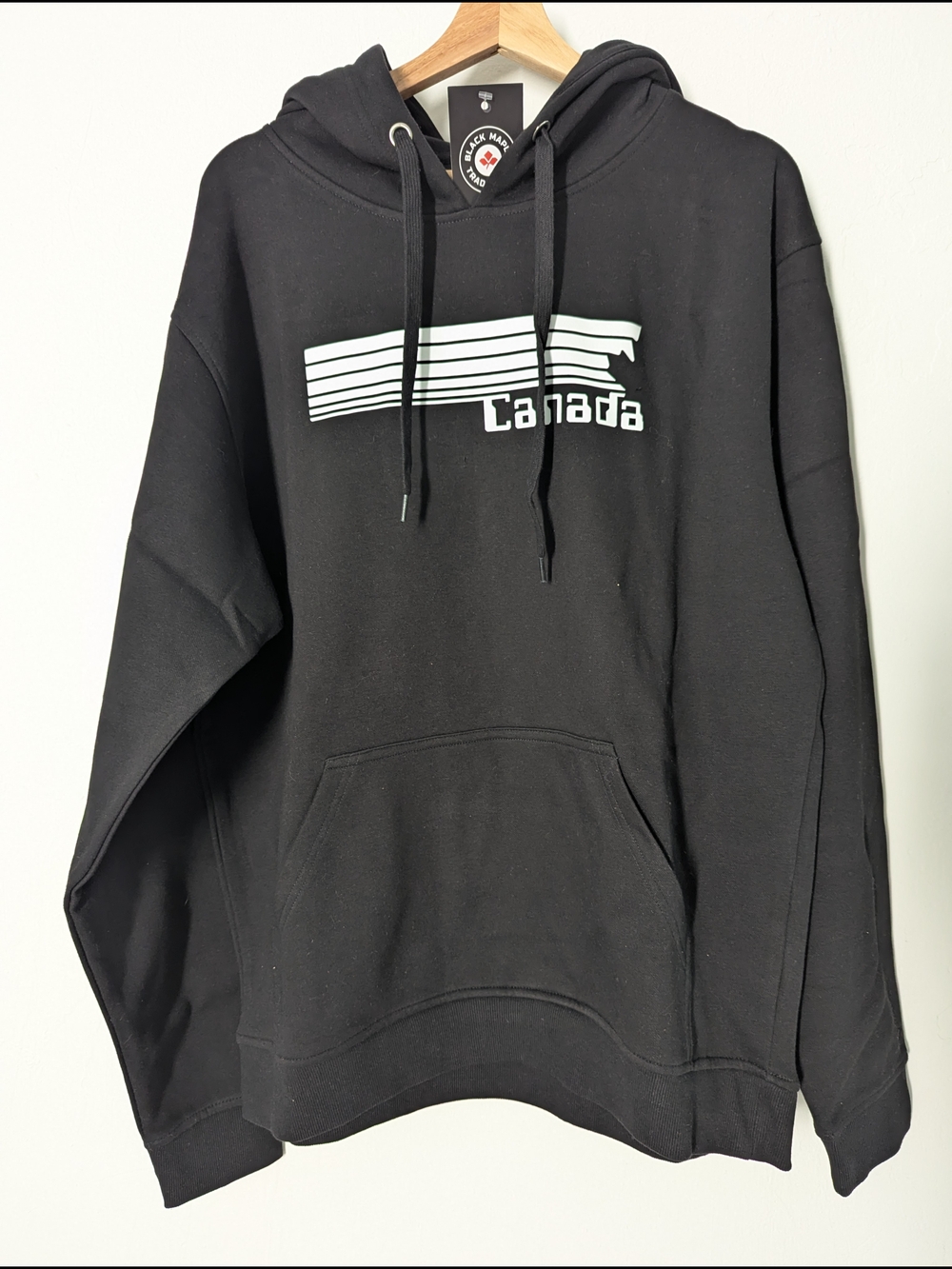 Black Canada Logo Hoodie Sweatshirt